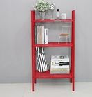 Household Four Layers 113cm Height Steel Book Rack