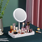 Sensitive Touch 2000mAh 5W LED Desktop Mirror For Makeup