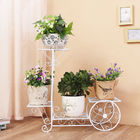 Nordic Cart Shape Metal Flower Stand