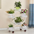 20kg Bearing 50x28x80cm Metal Flower Stand Smooth Finish