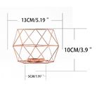 3.9" Height Nordic Candlestick , Metal Mesh Nordic Candle Holder