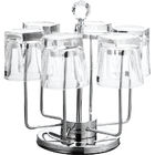 Silver 360 Degree Rotation 304SS Cup Holder Stand