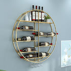 Household Wall Mounted 80cm Diameter Metal Wine Rack