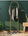 Two Tier Metal Pipe Clothes Rack , 50cm Length Metal Clothes Hanger Rack