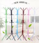 Round Tube 10kg Steel Clothes Hanger , Three Tier Steel Pipe Clothes Rack