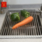 304 Stainless Steel 45X15cm Kitchen Vegetable Rack