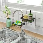 Stainless Steel Faucet Rack Household Kitchen Dishwashing Sponge Drain Rack Sink Dishcloth Storage Rack