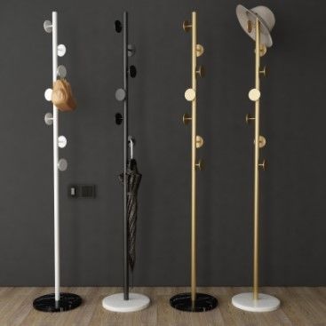 Corrosion Proof Gold 170cm Height Steel Clothes Rack